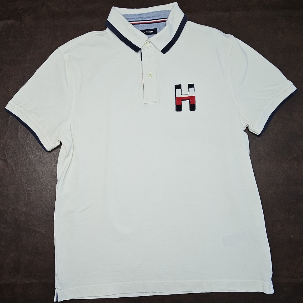 Tommy Hilfiger Men's White Polo Shirt